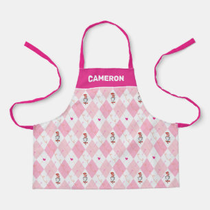 Dr. Seuss Valentine   Pink Argyle The Cat in the H Apron