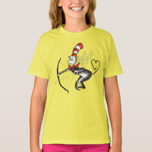 Dr. Seuss Valentine The Cat in the Hat Cupid T-Shirt