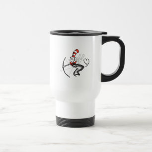 Dr. Seuss Valentine   The Cat in the Hat Cupid Travel Mug