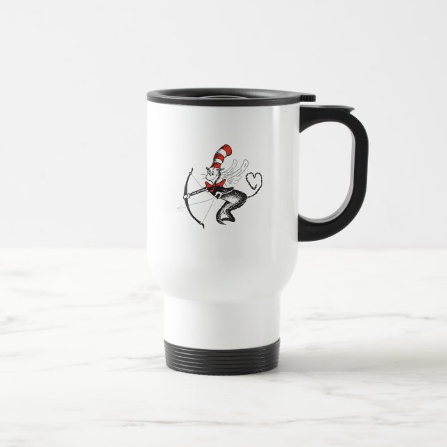 Dr. Seuss Valentine | The Cat in the Hat Cupid Travel Mug (Right)