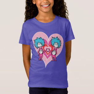 Dr. Seuss Valentine Thing 1 Thing 2 T-Shirt