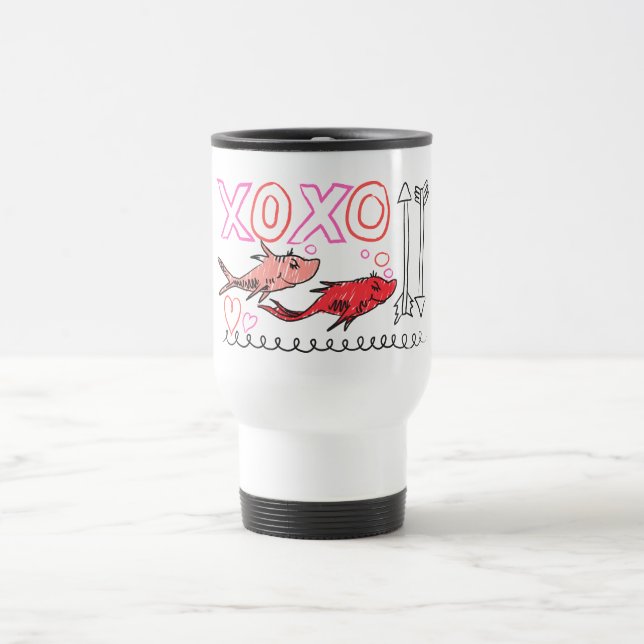 Dr. Seuss Valentine | XOXO Design Travel Mug (Center)