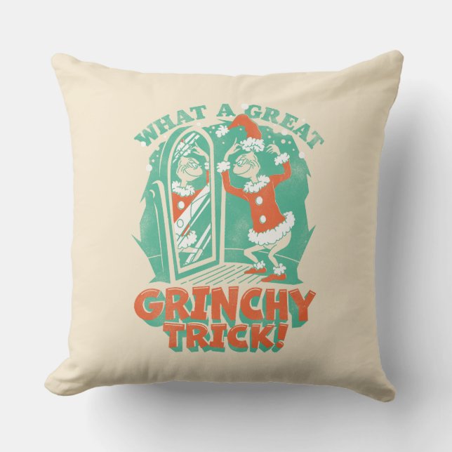 Dr. Seuss | What a Great Grinchy Trick! Cushion (Front)