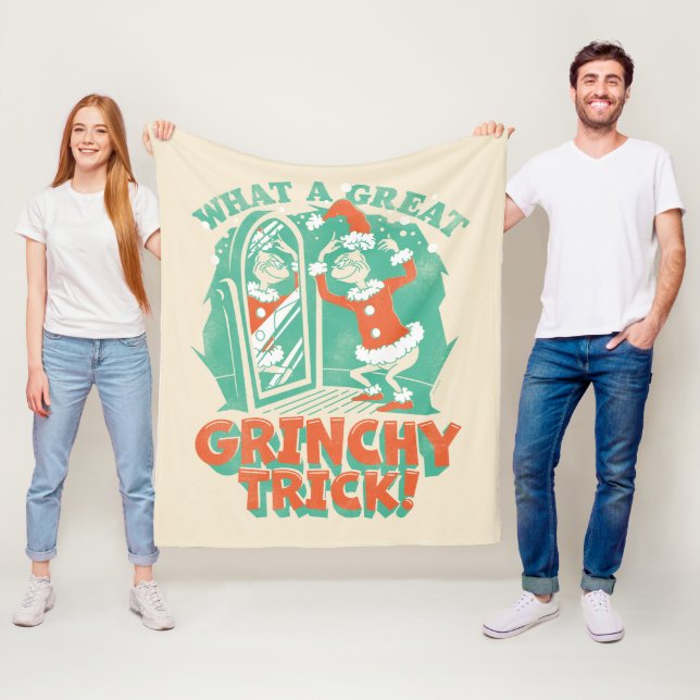 Dr. Seuss | What a Great Grinchy Trick! Fleece Blanket (In Situ)