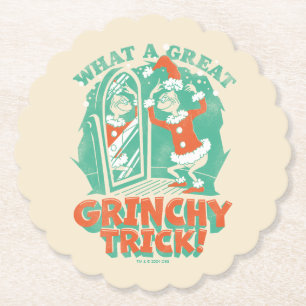 Dr. Seuss   What a Great Grinchy Trick! Paper Coaster