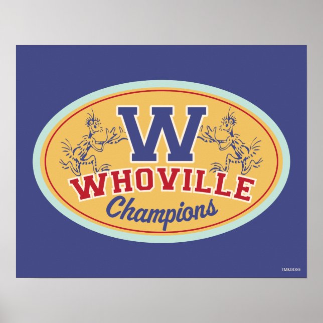 Dr. Seuss | Who-ville Champions Poster (Front)