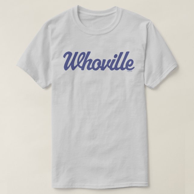 Dr. Seuss | Who-ville Script Logo T-Shirt (Design Front)