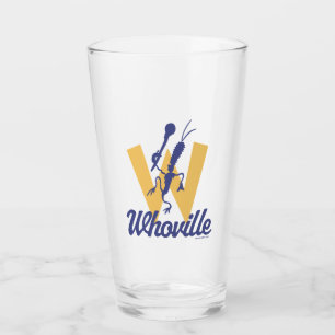 Dr. Seuss   Who-ville W Logo Glass