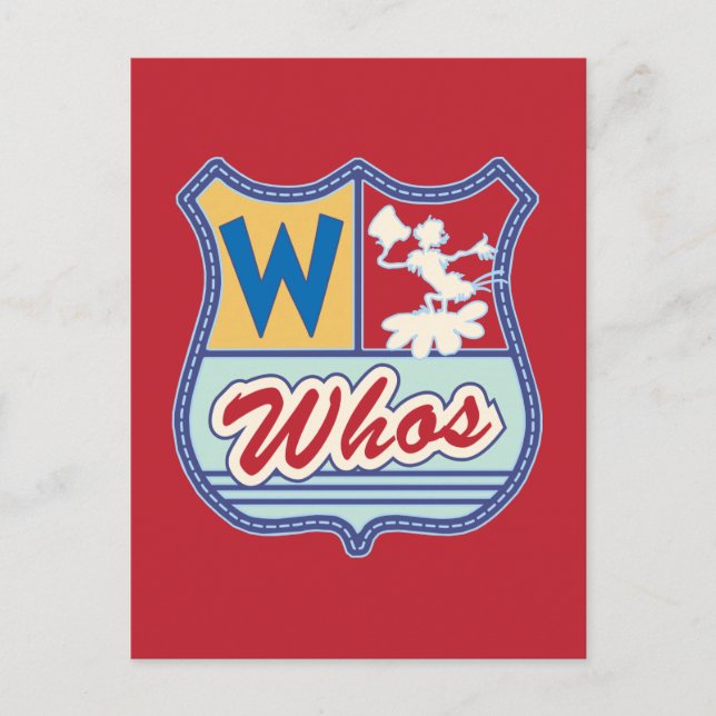 Dr. Seuss | Who-ville - Whos Crest Postcard (Front)