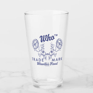 Dr. Seuss Who-ville's Finest Logo Glass
