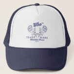 Dr. Seuss | Who-ville's Finest Logo Trucker Hat<br><div class="desc">Who's Who in Wh-oville. It's all about Who! This graphic features the Who-ville's Finest Trademark Logo.</div>