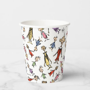 Dr. Seuss Whoville Characters Festive Pattern Paper Cups
