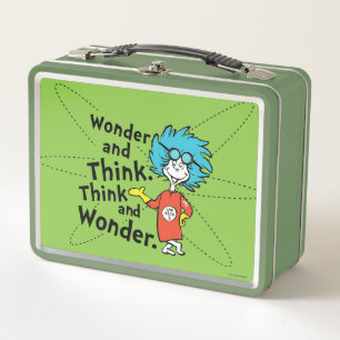 Dr. Seuss   Wonder and Think. Think and Wonder. Metal Lunch Box