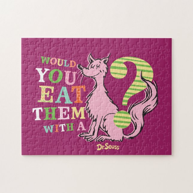 Dr. Seuss | Would You Eat Them With A Fox? Jigsaw Puzzle (Horizontal)