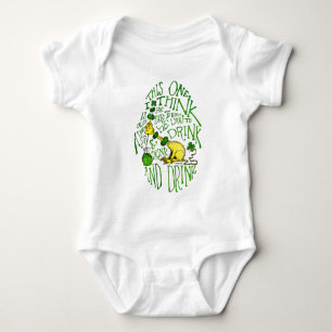 Dr. Seuss   Yink - St. Patrick's Day Baby Bodysuit
