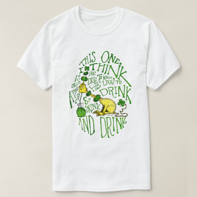 Dr. Seuss | Yink - St. Patrick's Day T-Shirt (Design Front)