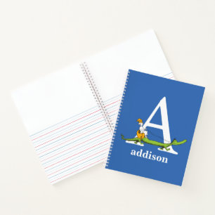 Dr. Seuss's ABC: Letter A - White Add Your Name Notebook