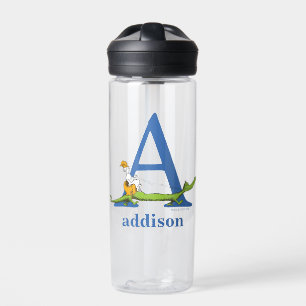 Dr. Seuss's ABC: Letter A - White   Add Your Name Water Bottle