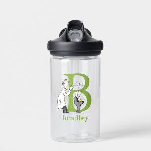 Dr. Seuss's ABC: Letter B - White Add Your Name Water Bottle