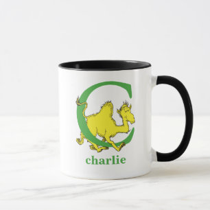 Dr. Seuss's ABC: Letter C - Green   Add Your Name Mug