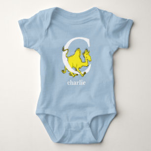 Dr. Seuss's ABC: Letter C - White   Add Your Name Baby Bodysuit