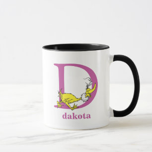 Dr. Seuss's ABC: Letter D - Purple   Add Your Name Mug