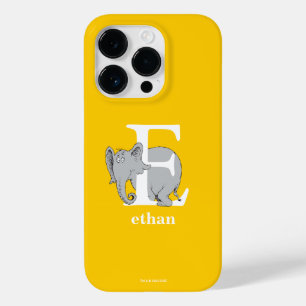 Dr. Seuss's ABC: Letter E - White   Add Your Name Case-Mate iPhone 14 Pro Case