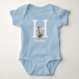 Dr. Seuss's ABC: Letter H - White   Add Your Name Baby Bodysuit