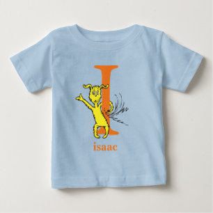 Dr. Seuss's ABC: Letter I - Orange Add Your Name Baby T-Shirt