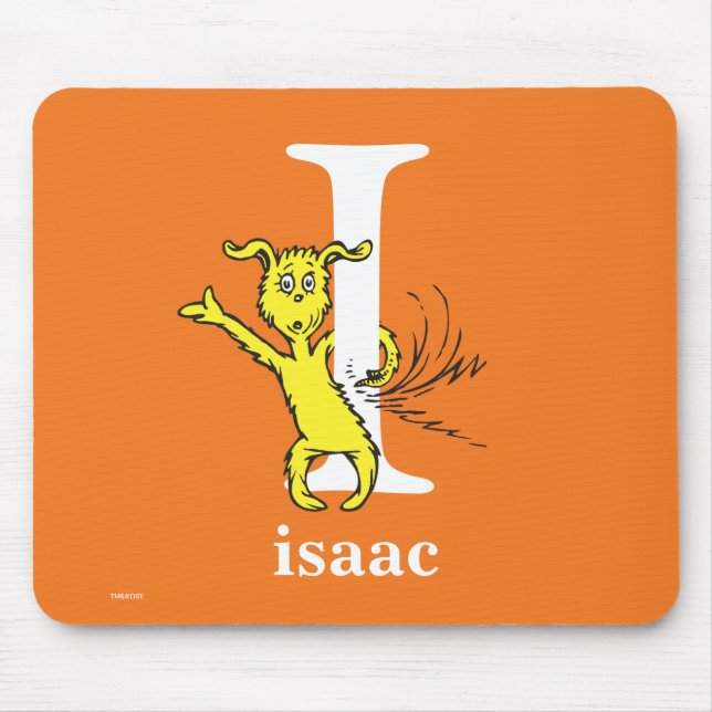 Dr. Seuss's ABC: Letter I - White | Add Your Name Mouse Mat (Front)