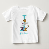 Dr. Seuss's ABC: Letter J - Teal | Add Your Name