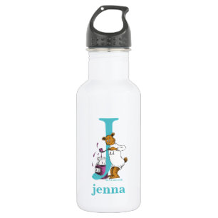 Dr. Seuss's ABC: Letter J - White   Add Your Name 532 Ml Water Bottle