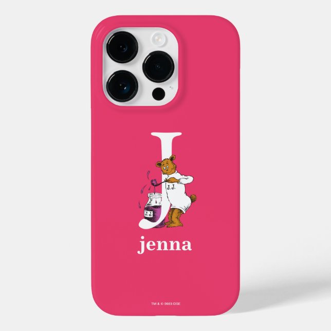 Dr. Seuss's ABC: Letter J - White | Add Your Name Case-Mate iPhone Case (Back)