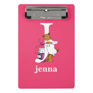 Dr. Seuss's ABC: Letter J - White Add Your Name Mini Clipboard