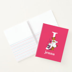 Dr. Seuss's ABC: Letter J - White   Add Your Name Notebook