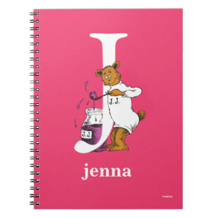 Dr. Seuss's ABC: Letter J - White Add Your Name Notebook