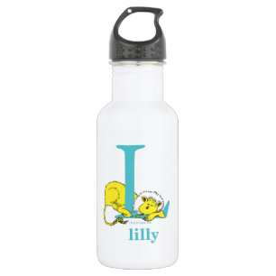 Dr. Seuss's ABC: Letter L - White   Add Your Name 532 Ml Water Bottle