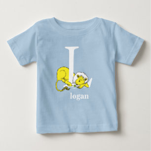 Dr. Seuss's ABC: Letter L - White Add Your Name Baby T-Shirt