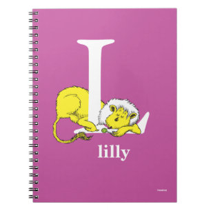 Dr. Seuss's ABC: Letter L - White Add Your Name Notebook