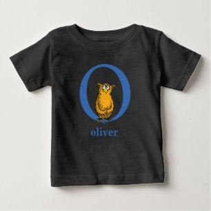 Dr. Seuss's ABC: Letter O - Blue Add Your Name Baby T-Shirt