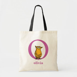 Dr. Seuss's ABC: Letter O - Purple Add Your Name Tote Bag