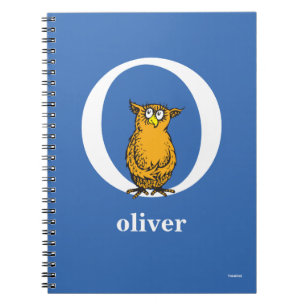 Dr. Seuss's ABC: Letter O - White Add Your Name Notebook