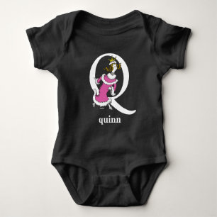 Dr. Seuss's ABC: Letter Q - White   Add Your Name Baby Bodysuit