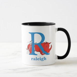 Dr. Seuss's ABC: Letter R - Blue   Add Your Name Mug