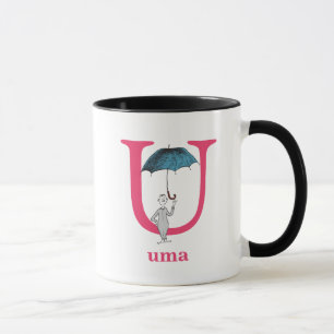 Dr. Seuss's ABC: Letter U - Pink   Add Your Name Mug