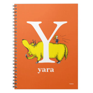 Dr. Seuss's ABC: Letter Y - White   Add Your Name Notebook