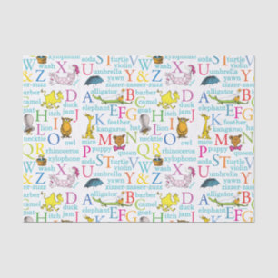 Dr. Seuss's ABC Pattern with Words Tissue Paper