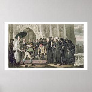 Dr Syntax at the Funeral of his Wife, from 'The To Poster