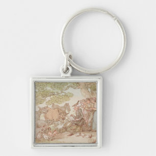 Dr. Syntax sketching after nature Key Ring