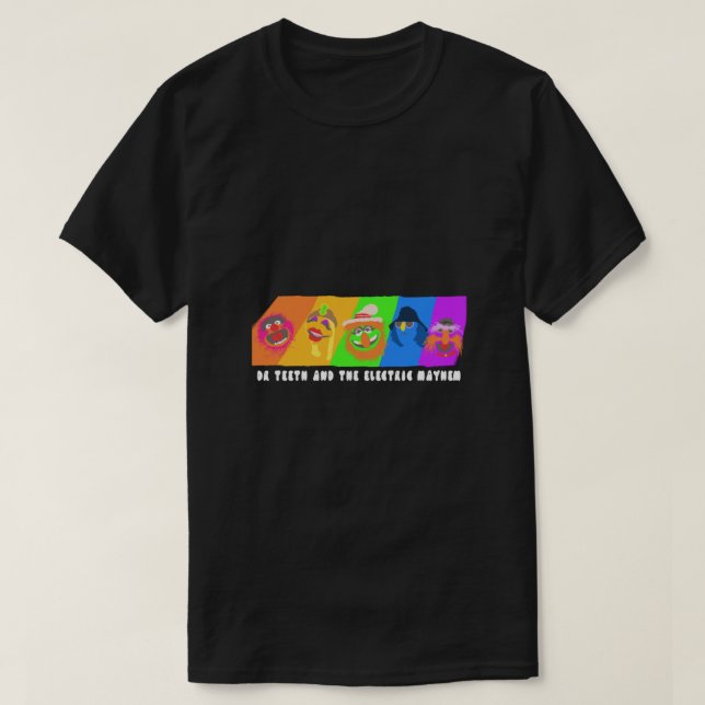 Dr Teeth and the Electric Mayhem Rainbow (The Mupp T-Shirt (Design Front)